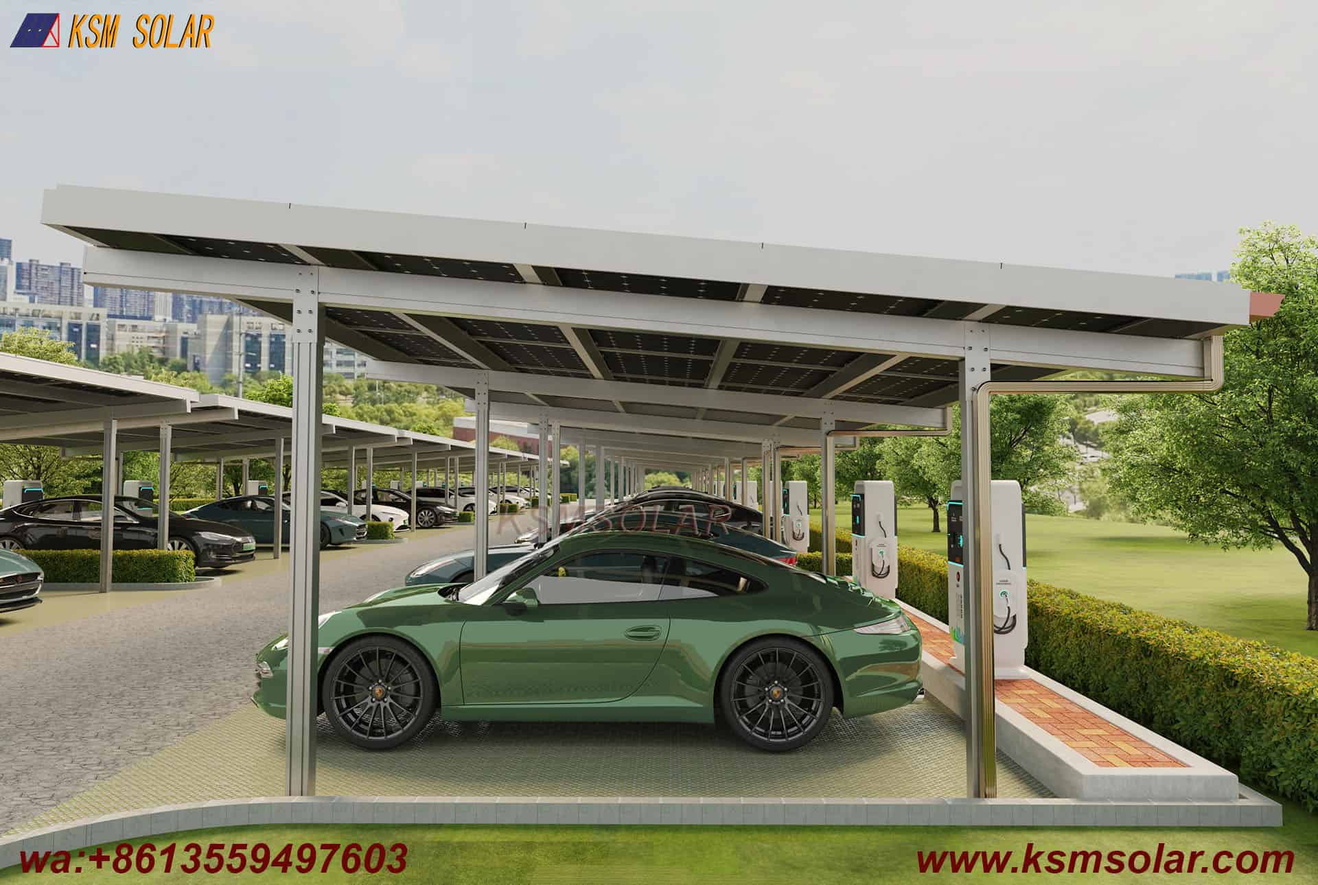 Aluminum Solar Carport Structure