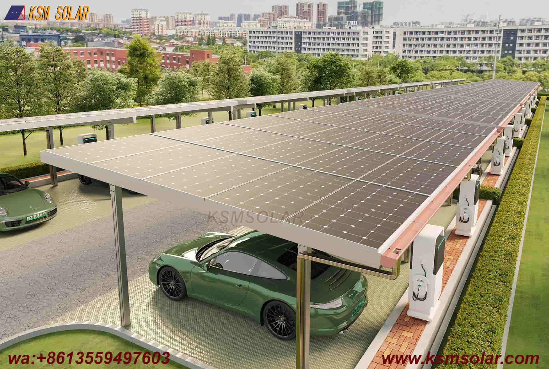 Aluminum Solar Carport Structure