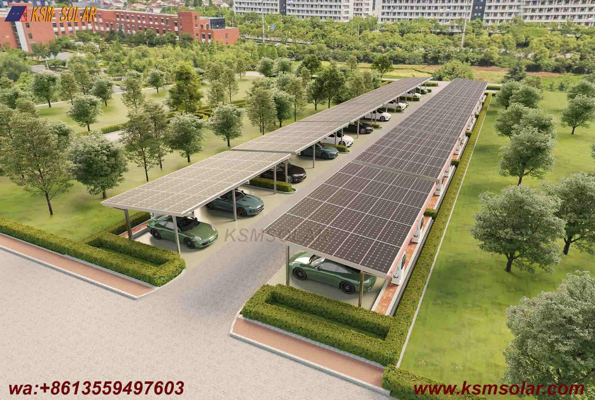 Aluminum Solar Carport Structure