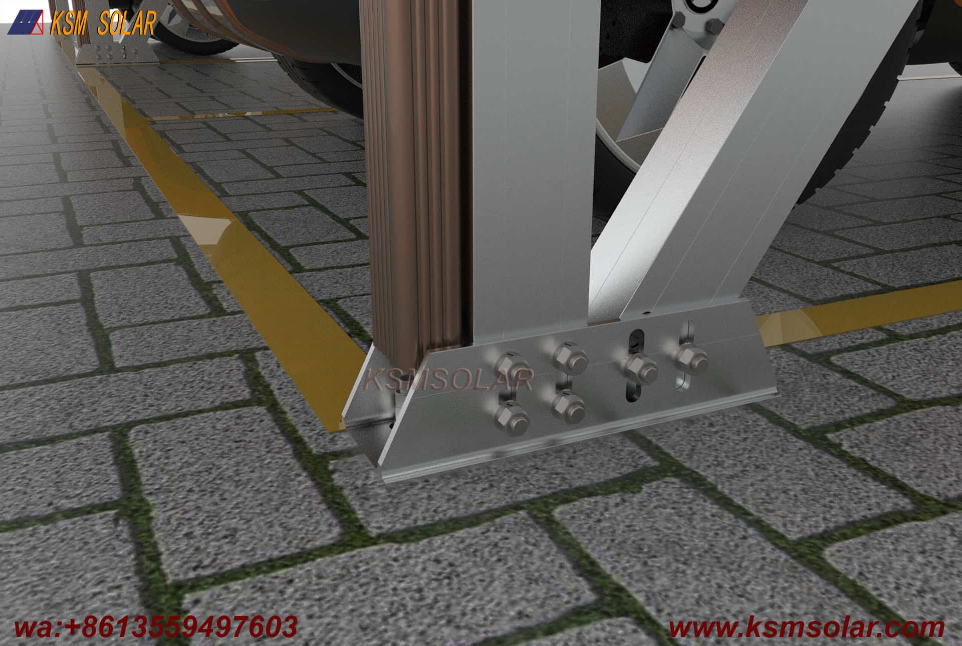 Waterproof Aluminum Alloy Photovoltaic Carport