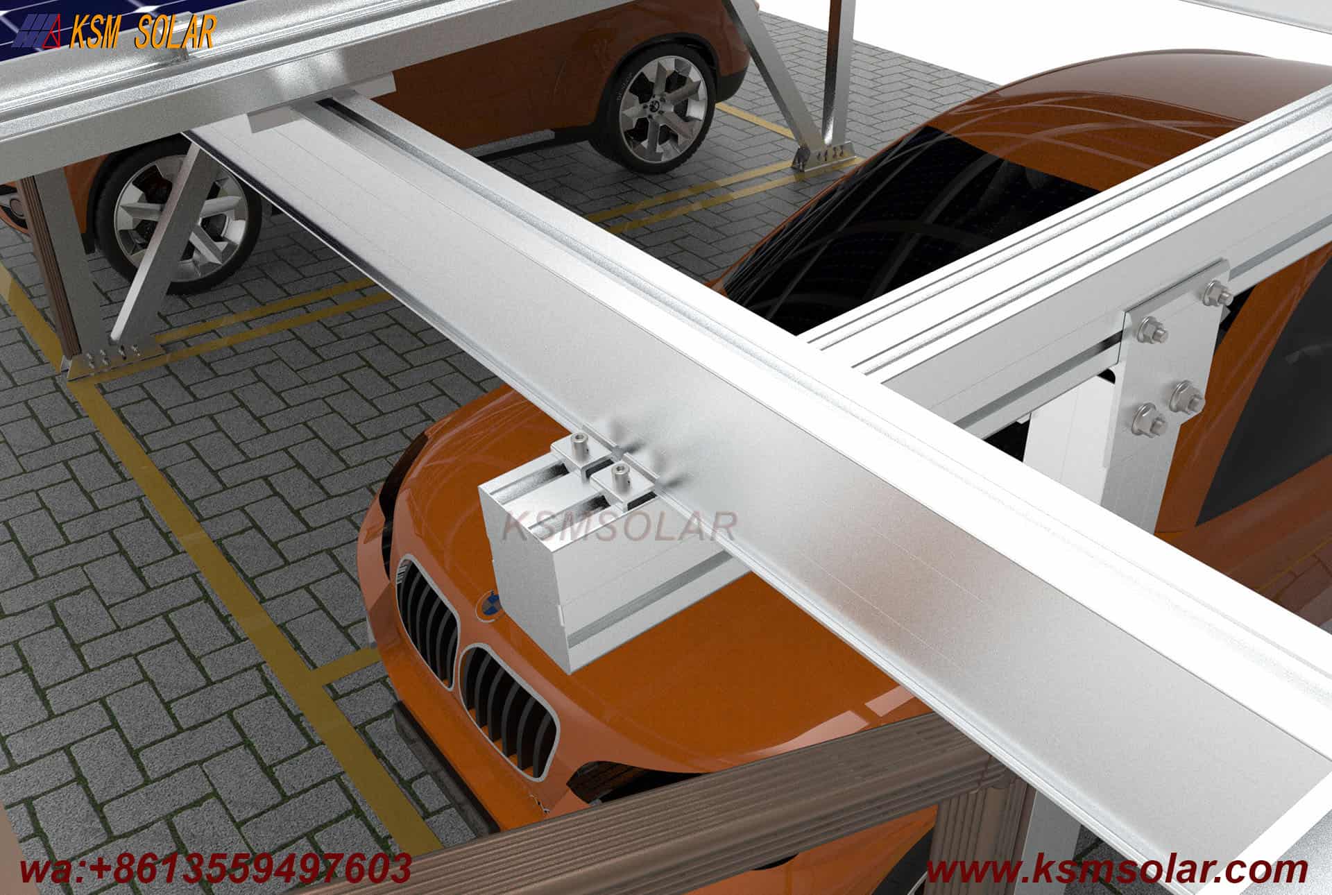 Waterproof Aluminum Alloy Photovoltaic Carport
