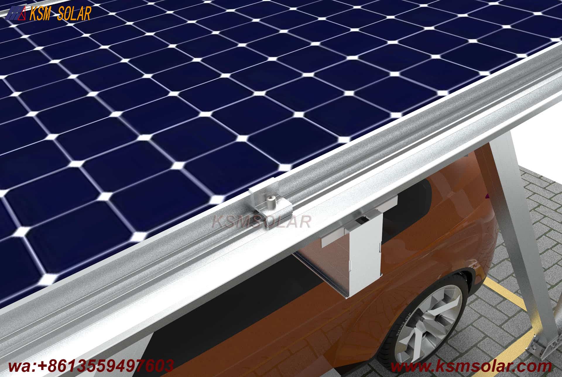 Waterproof Aluminum Alloy Photovoltaic Carport