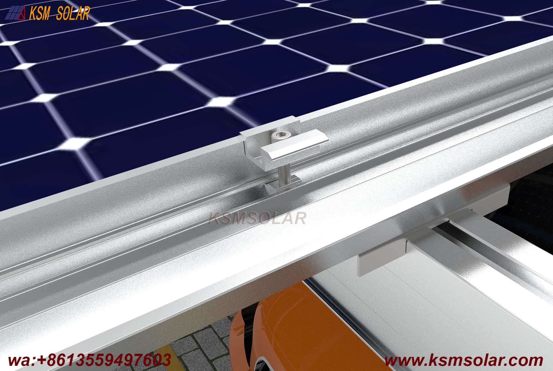 Waterproof Aluminum Alloy Photovoltaic Carport
