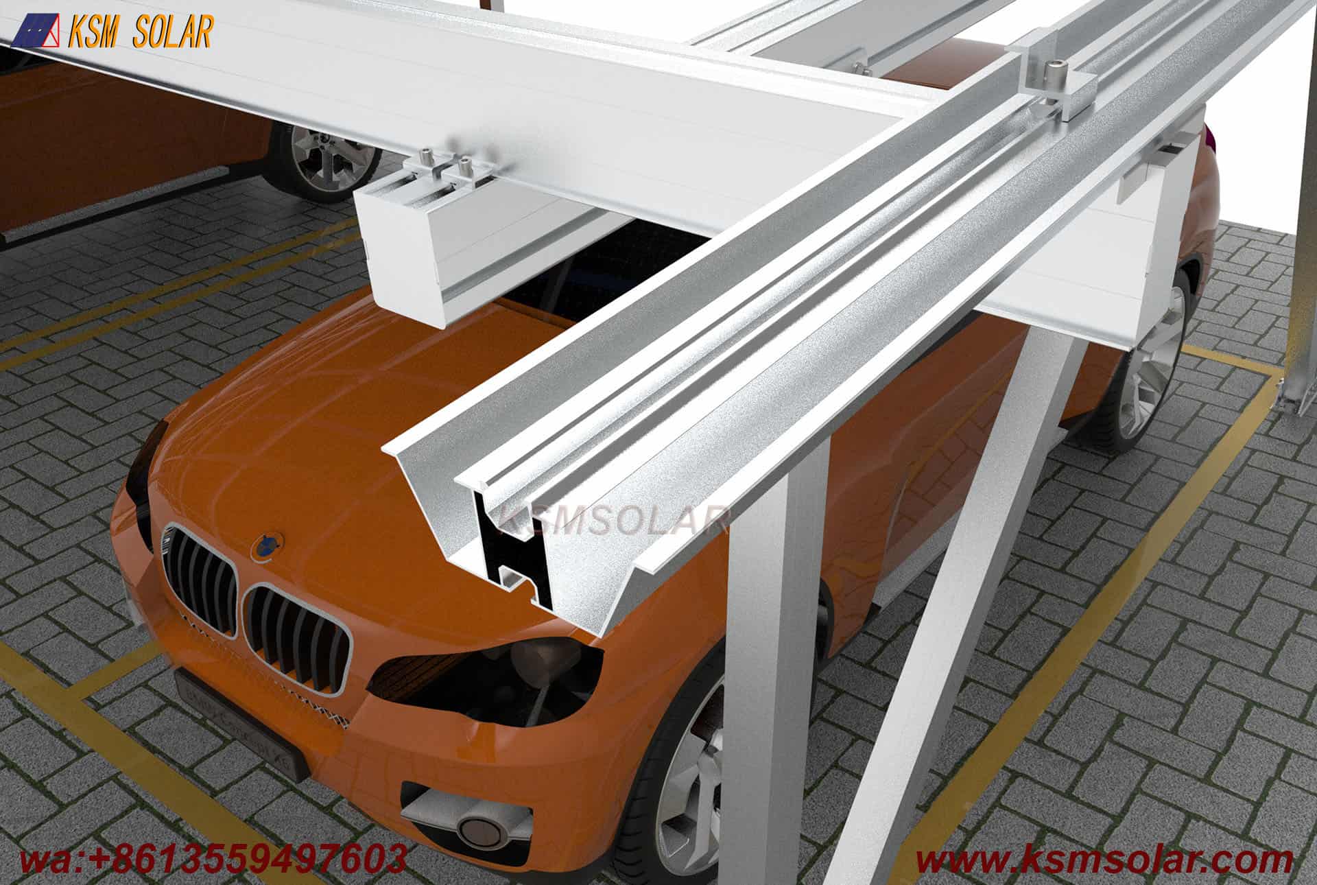 Waterproof Aluminum Alloy Photovoltaic Carport