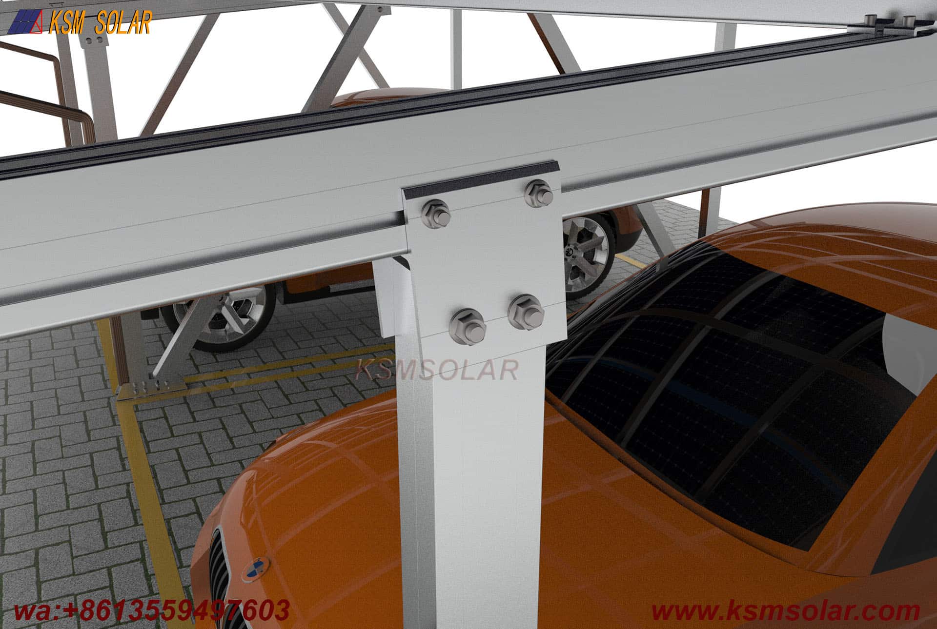 Waterproof Aluminum Alloy Photovoltaic Carport