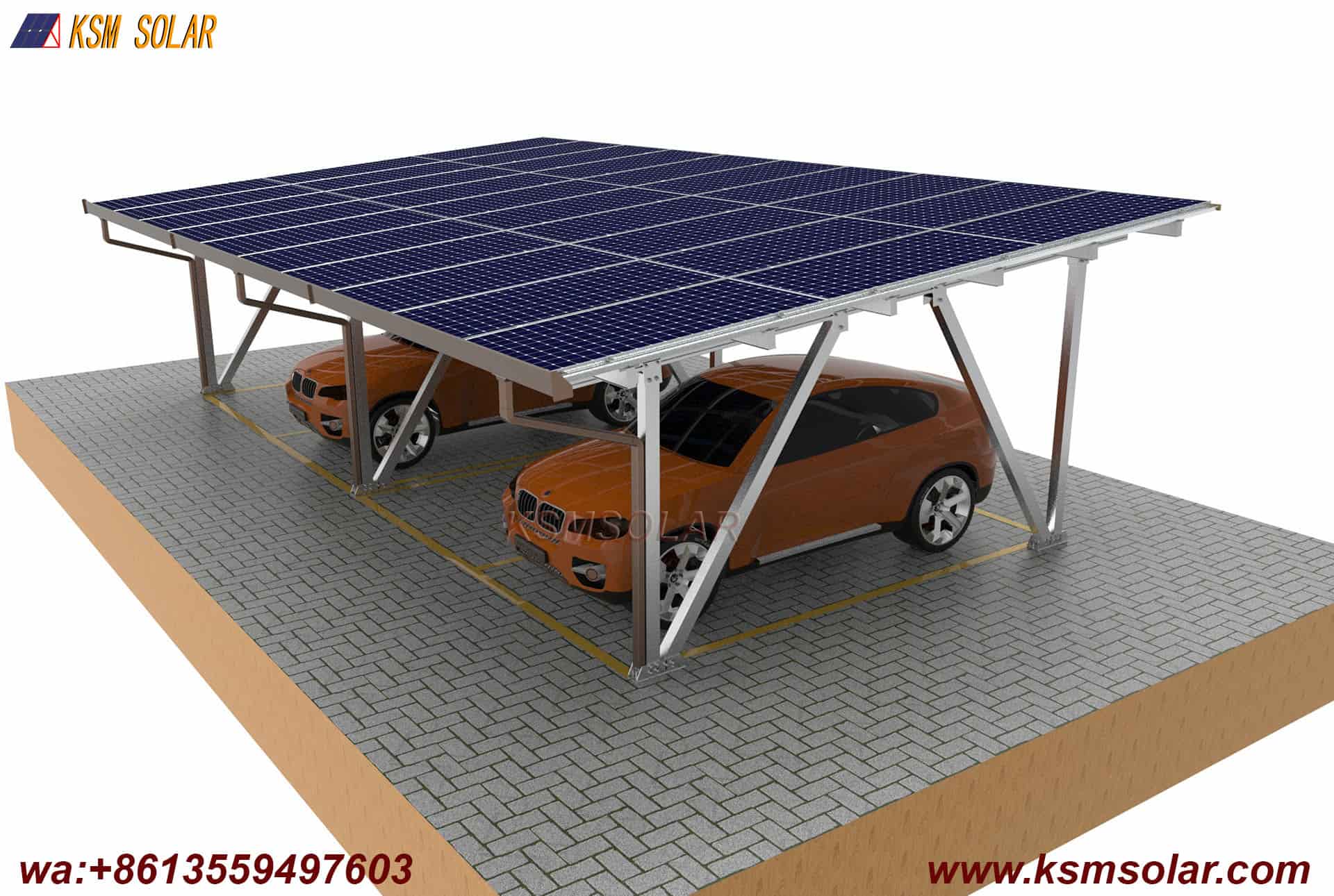 Waterproof Aluminum Alloy Photovoltaic Carport