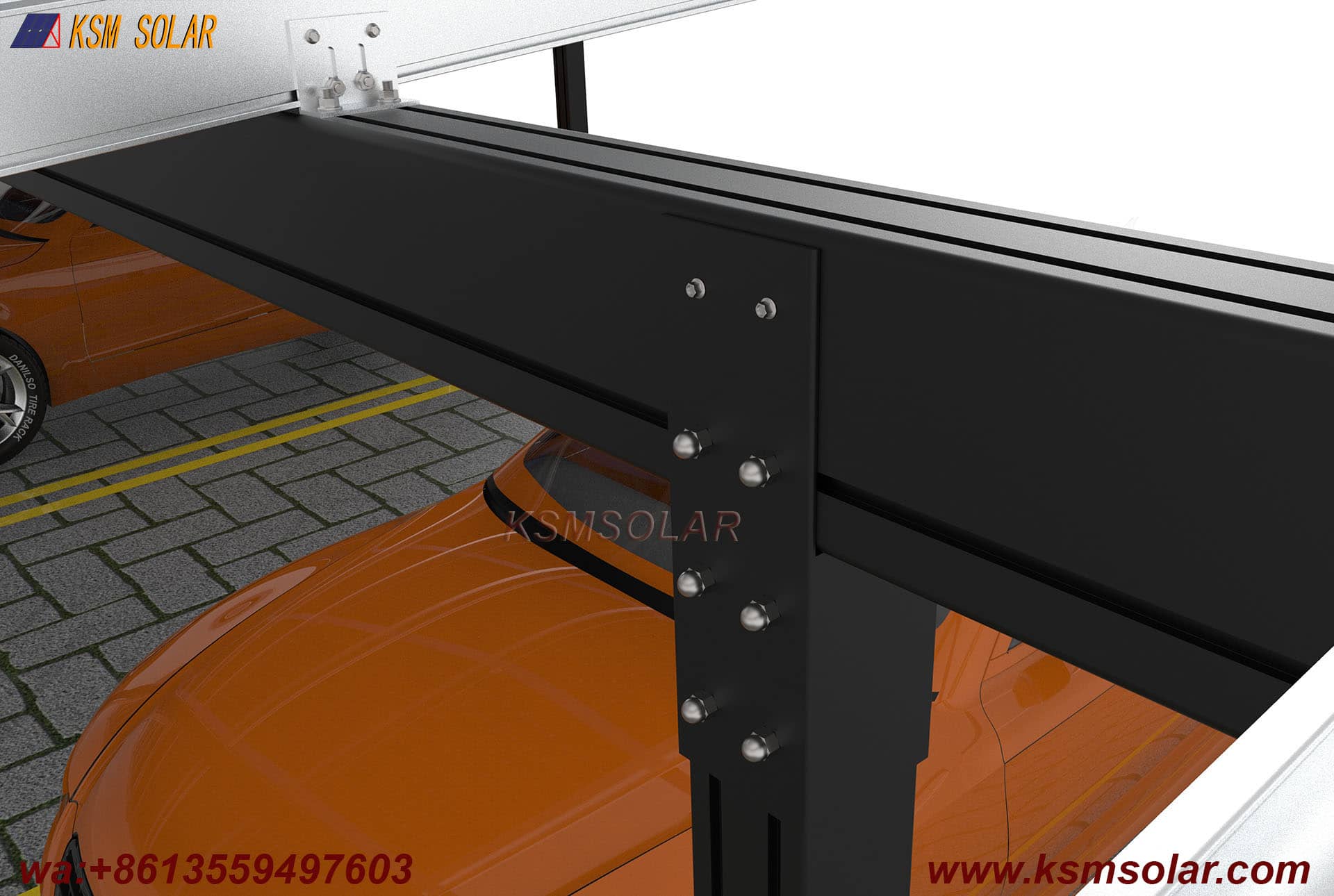 Aluminum Waterproof PVCarport with Decorative Cladding