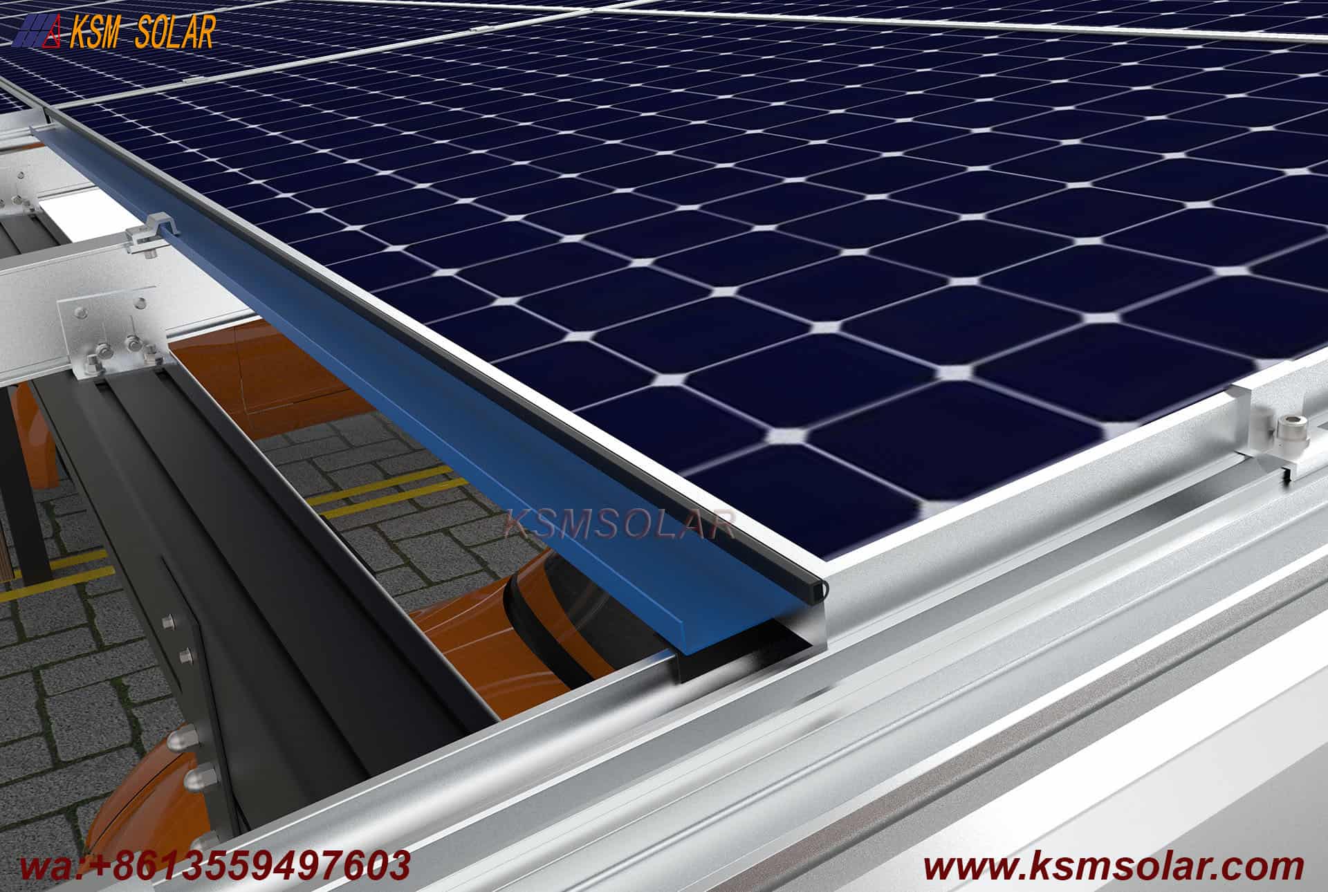 Aluminum Waterproof PVCarport with Decorative Cladding