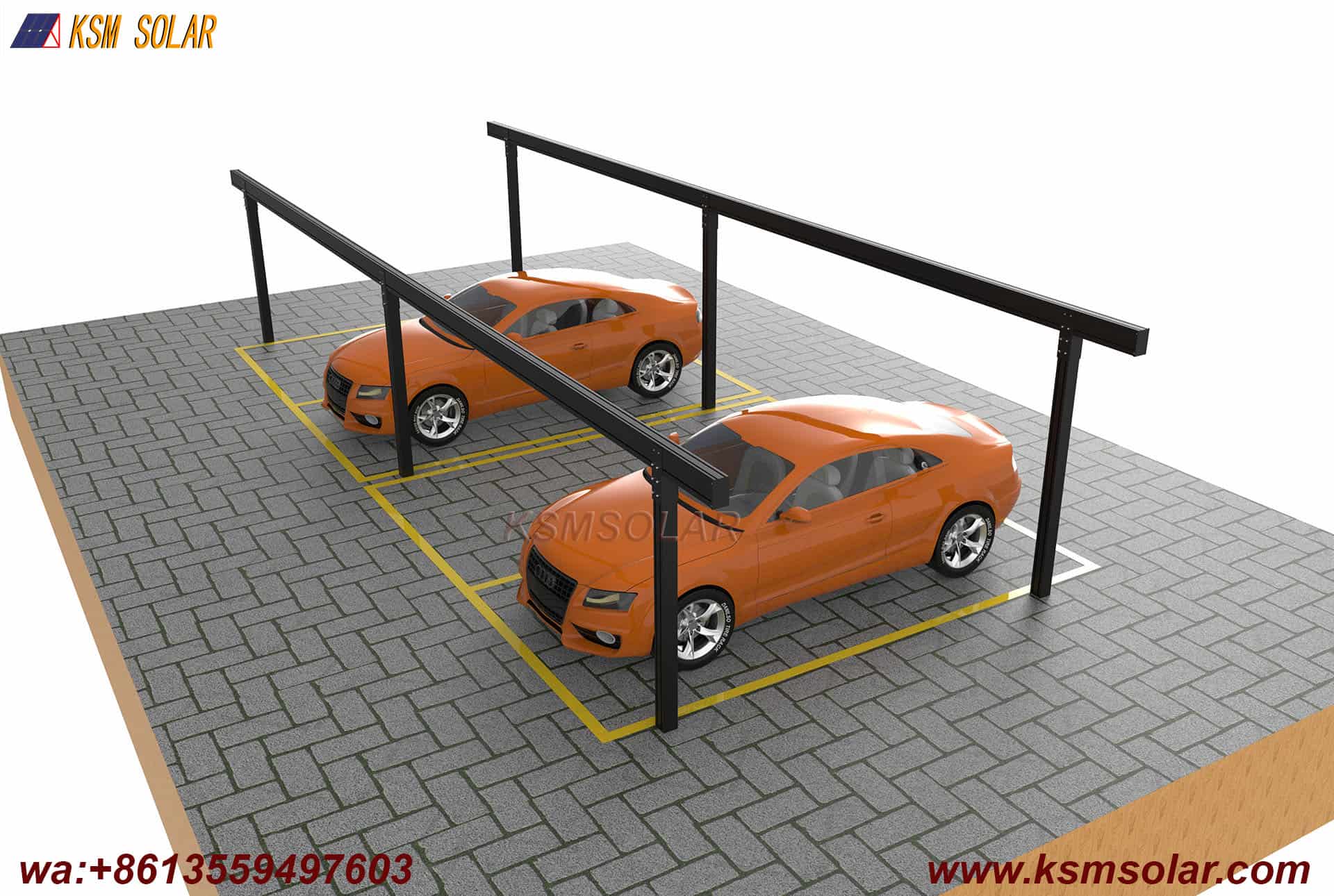 Aluminum Waterproof PVCarport with Decorative Cladding