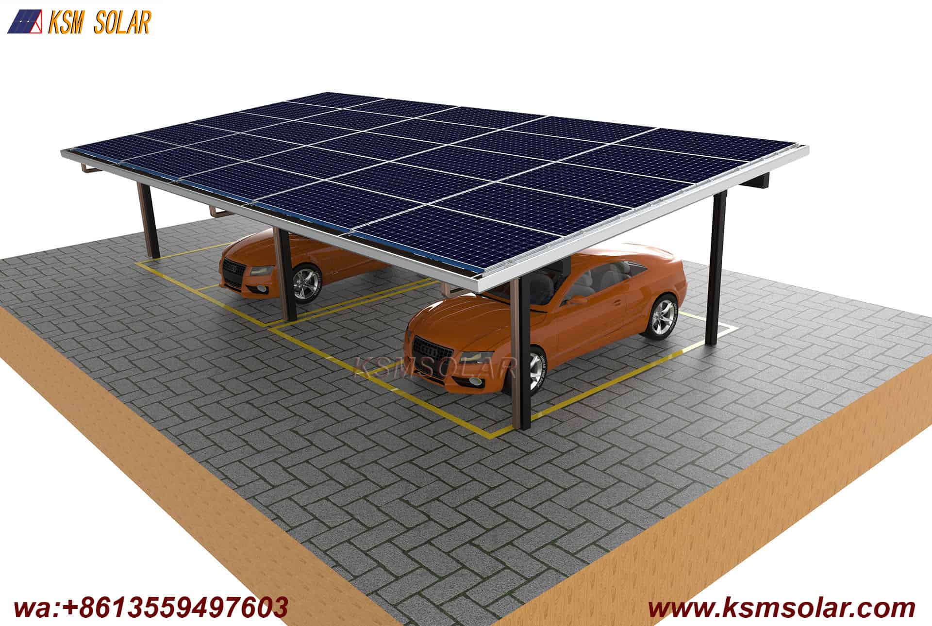 Aluminum Waterproof PVCarport with Decorative Cladding