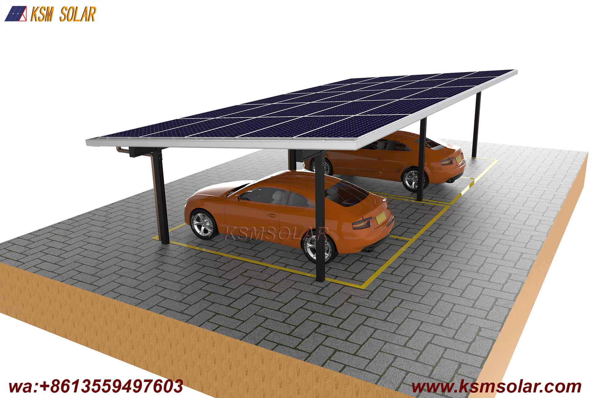 Aluminum Waterproof PVCarport with Decorative Cladding