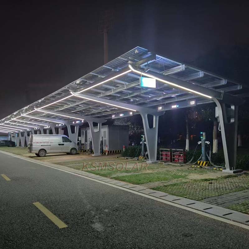 650kW Solar Carport with Storage and Charging System