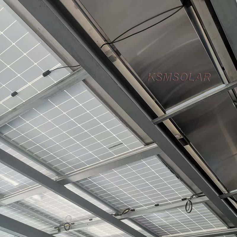 292.5KW Carbon Steel Solar Carport in Fujian China