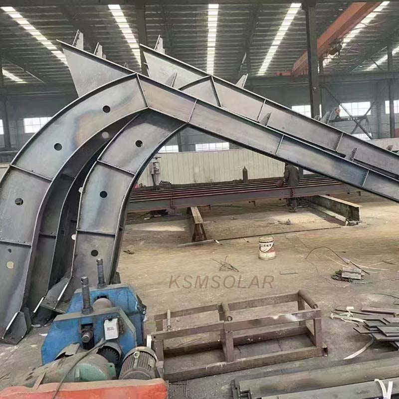 518.4KW Carbon Steel PV Carport In Guangdong