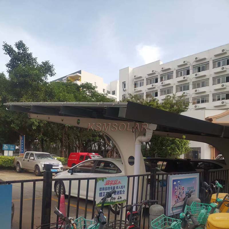 64.8kW Waterproof Solar Carport In Fujian