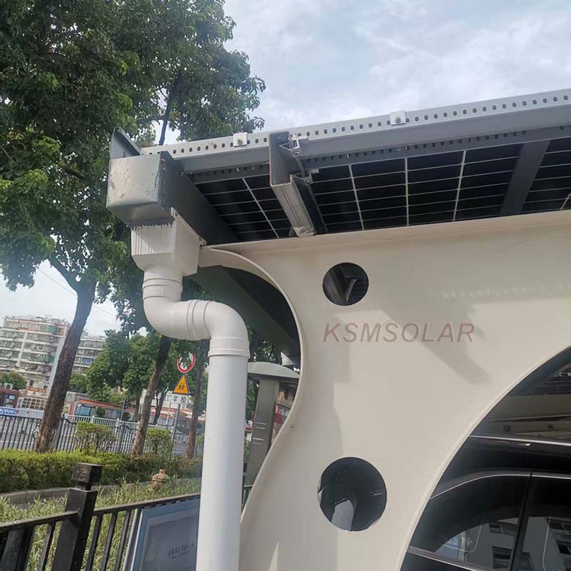 64.8kW Waterproof Solar Carport In Fujian