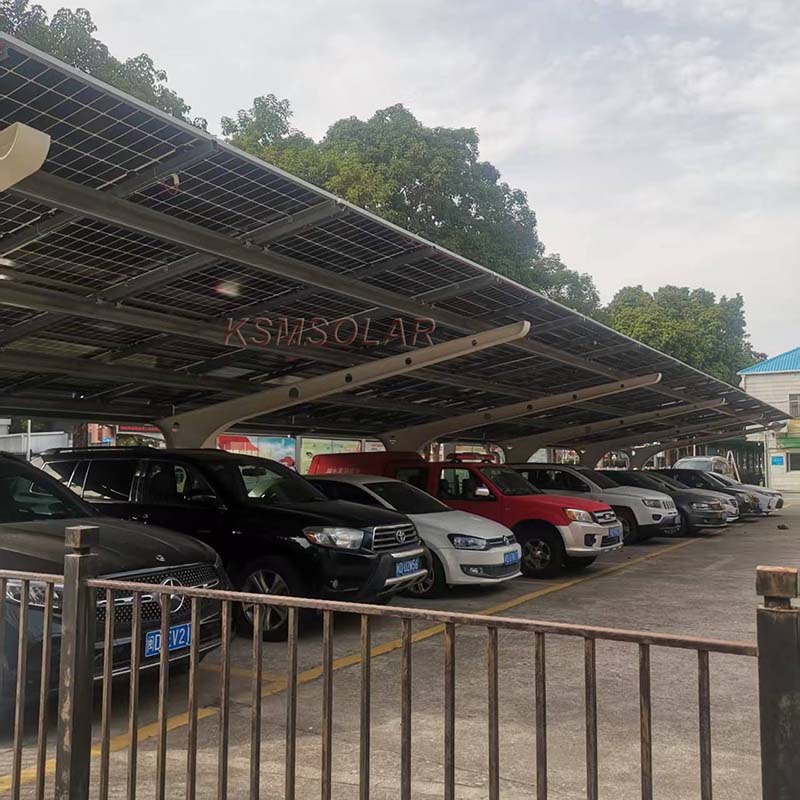 64.8kW Waterproof Solar Carport In Fujian