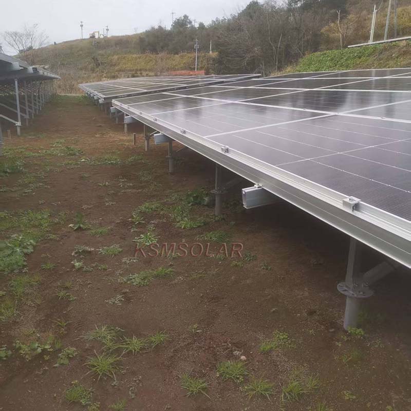 3.6MW Aluminum Solar Mounting System in Japan