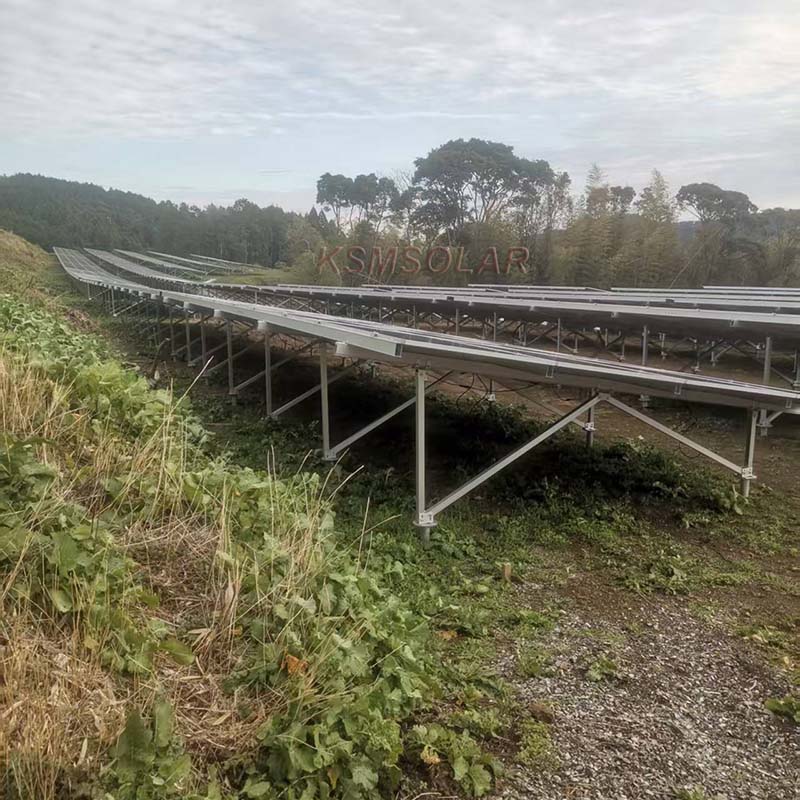 3.6MW Aluminum Solar Mounting System in Japan