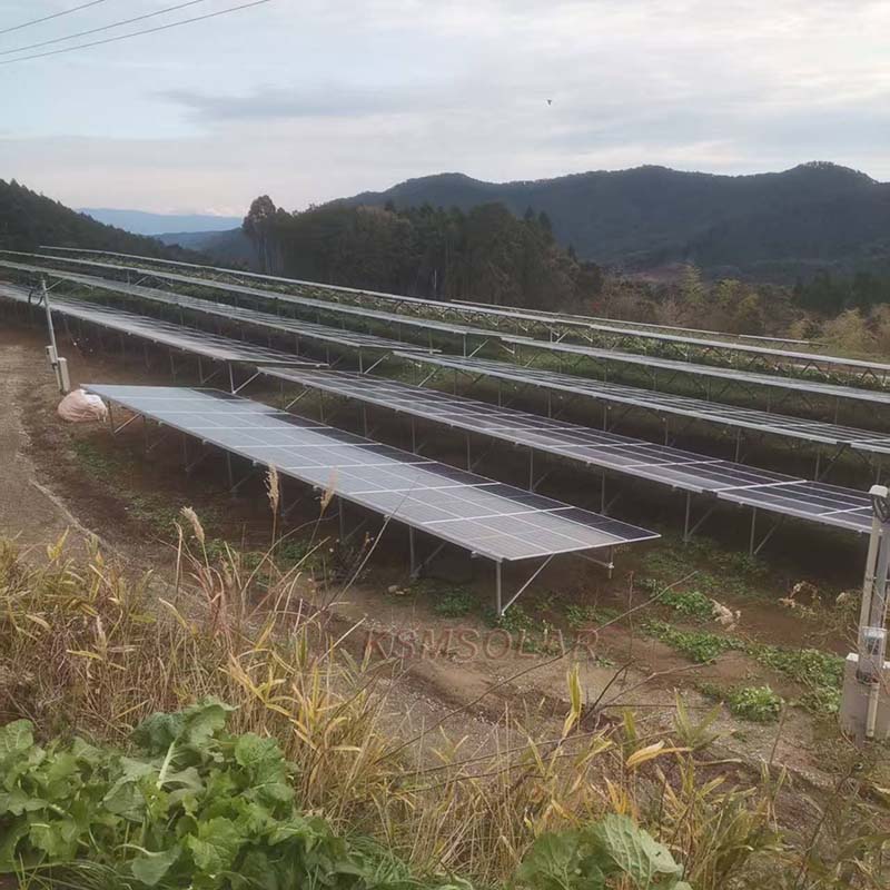 3.6MW Aluminum Solar Mounting System in Japan