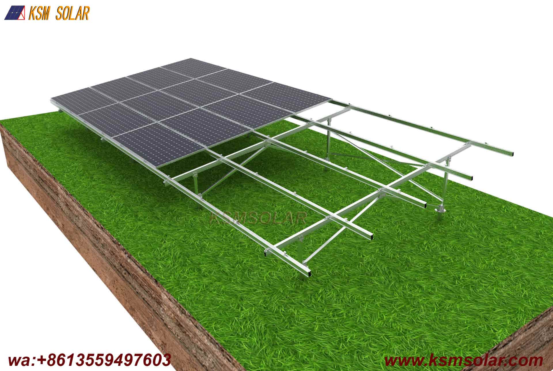 Aluminum W-Type Solar Mounting System