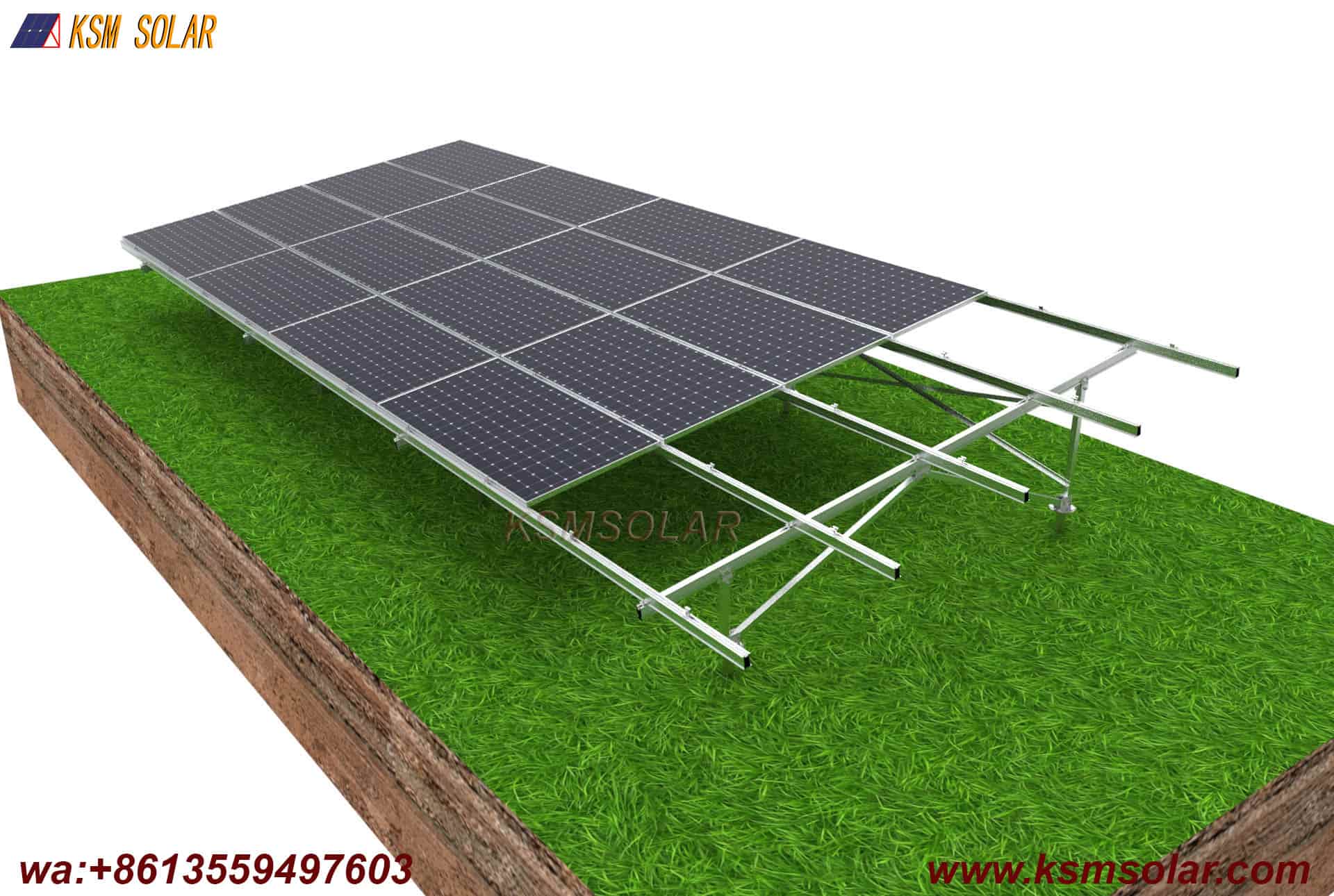 Aluminum W-Type Solar Mounting System