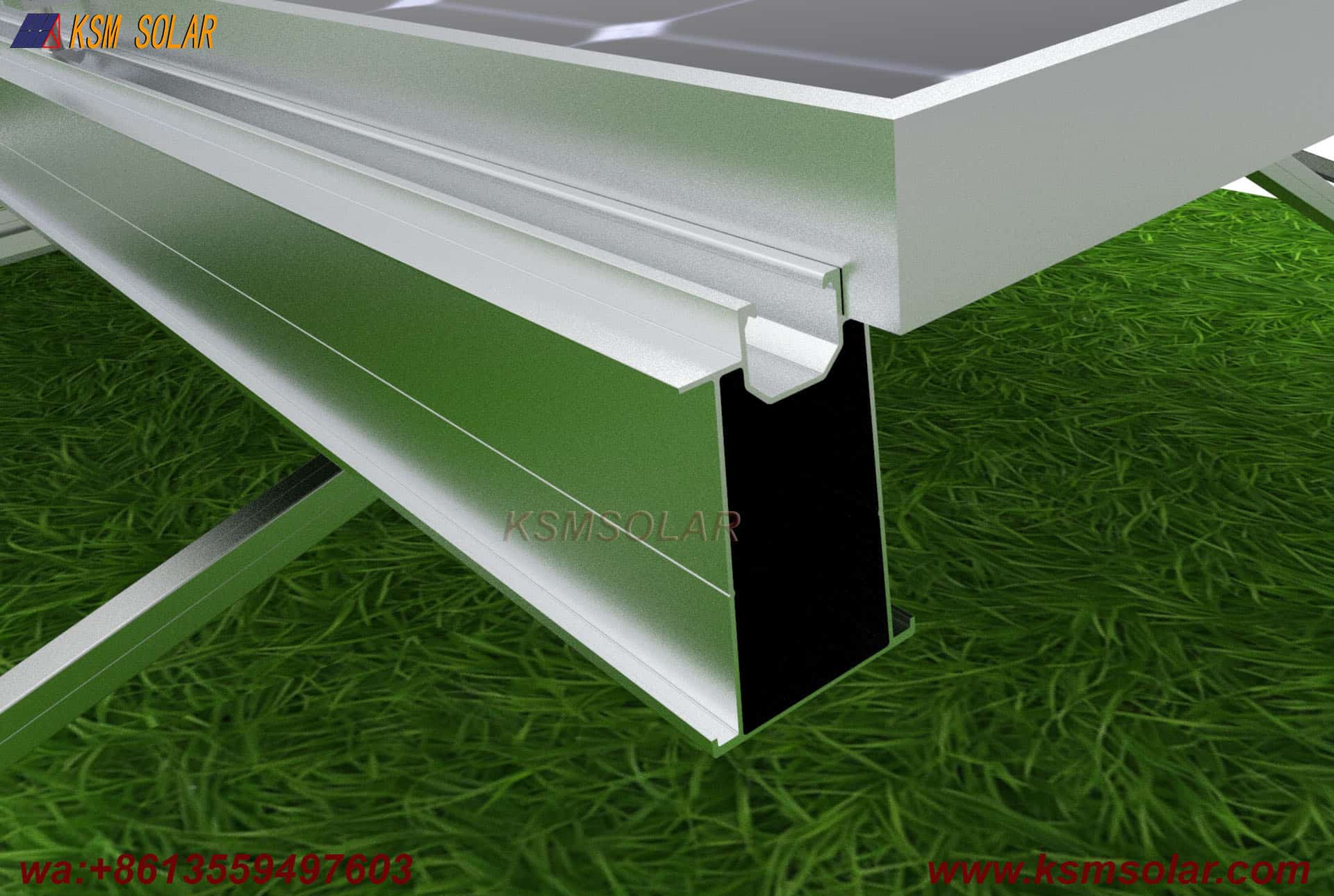 Aluminum W-Type Solar Mounting System
