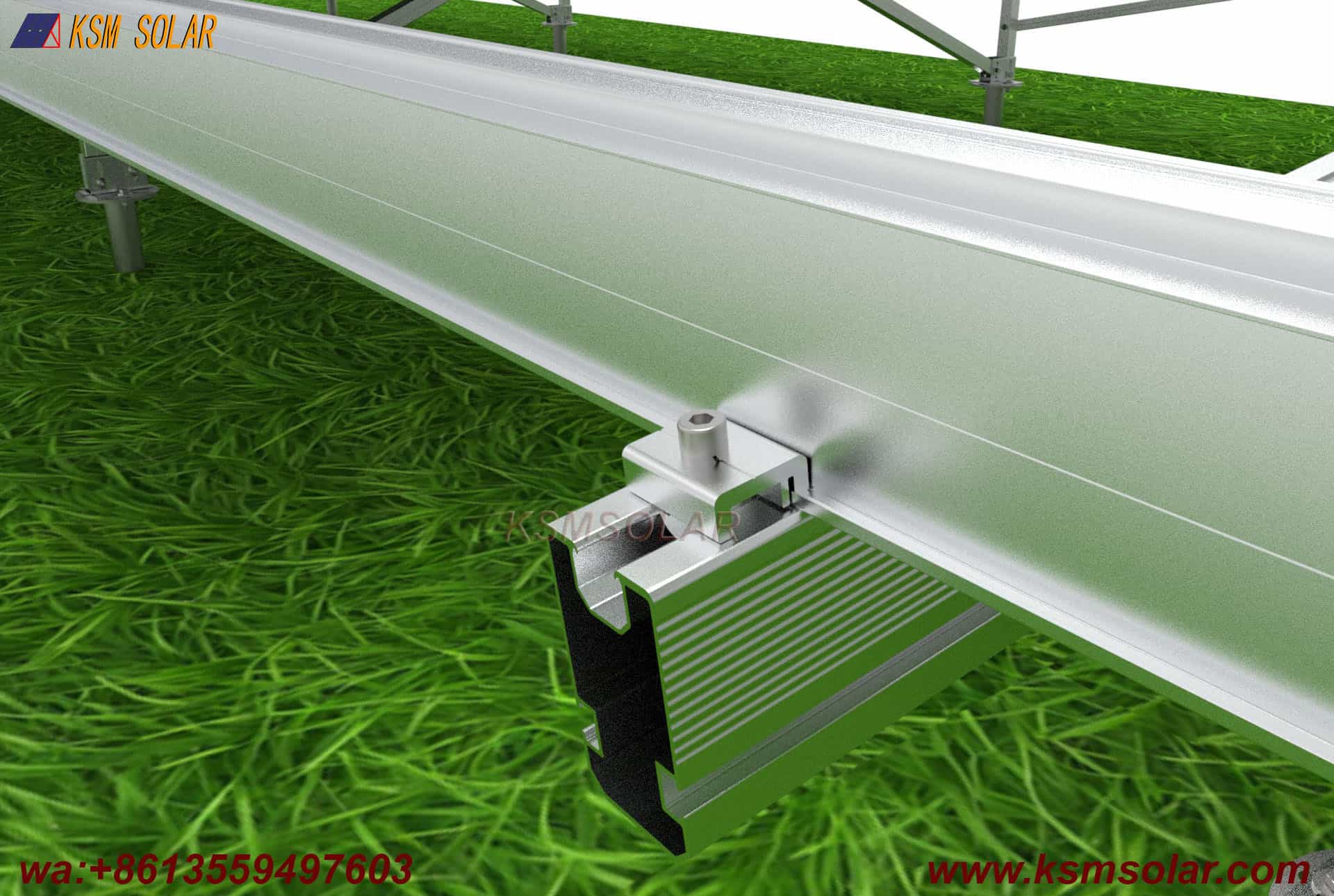 Aluminum W-Type Solar Mounting System
