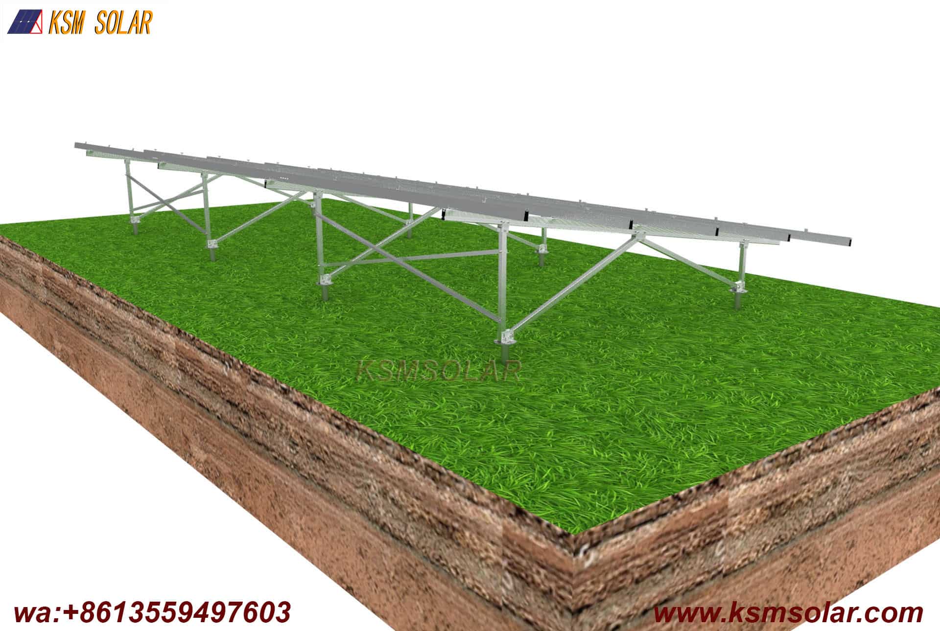 Aluminum W-Type Solar Mounting System