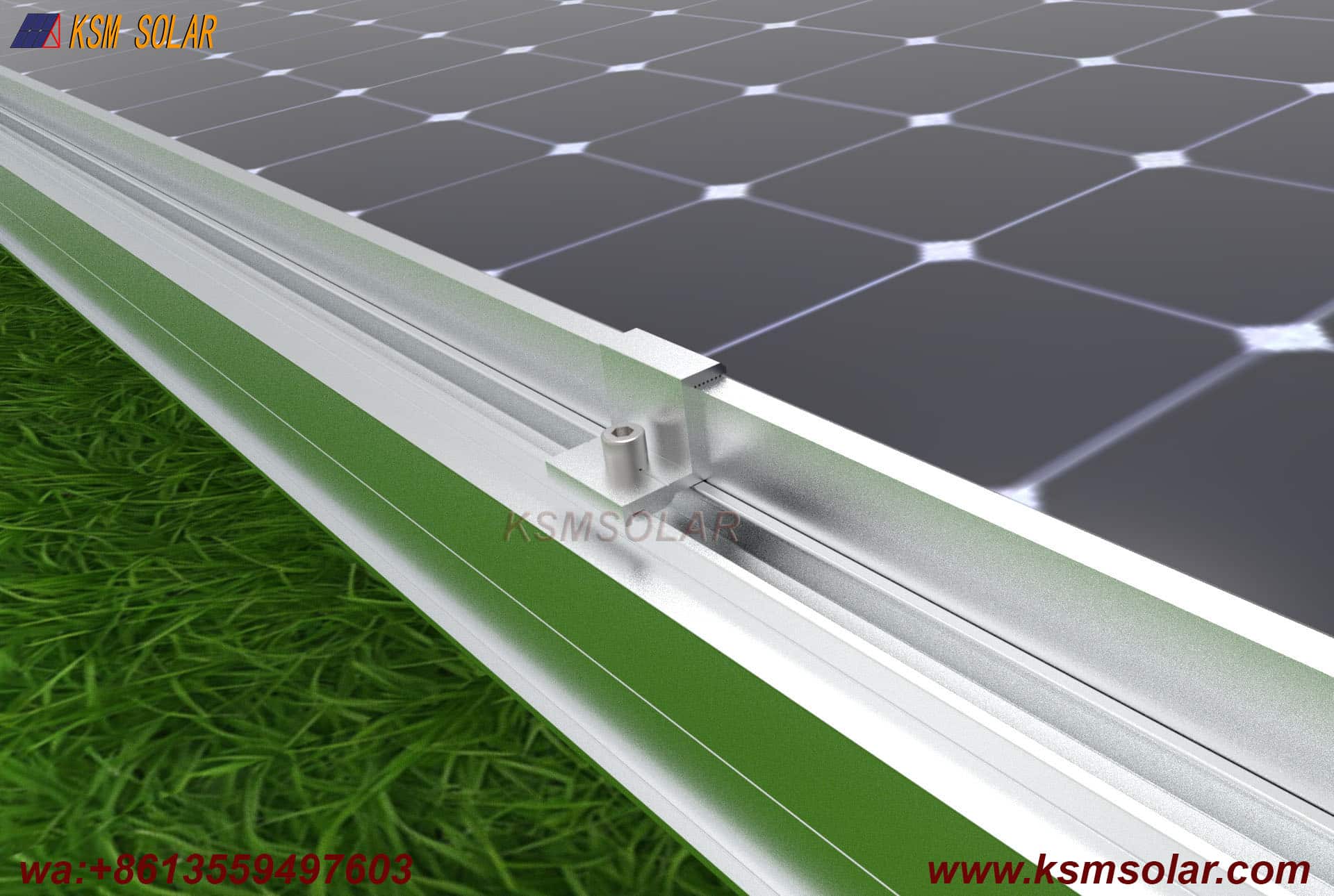 Aluminum W-Type Solar Mounting System