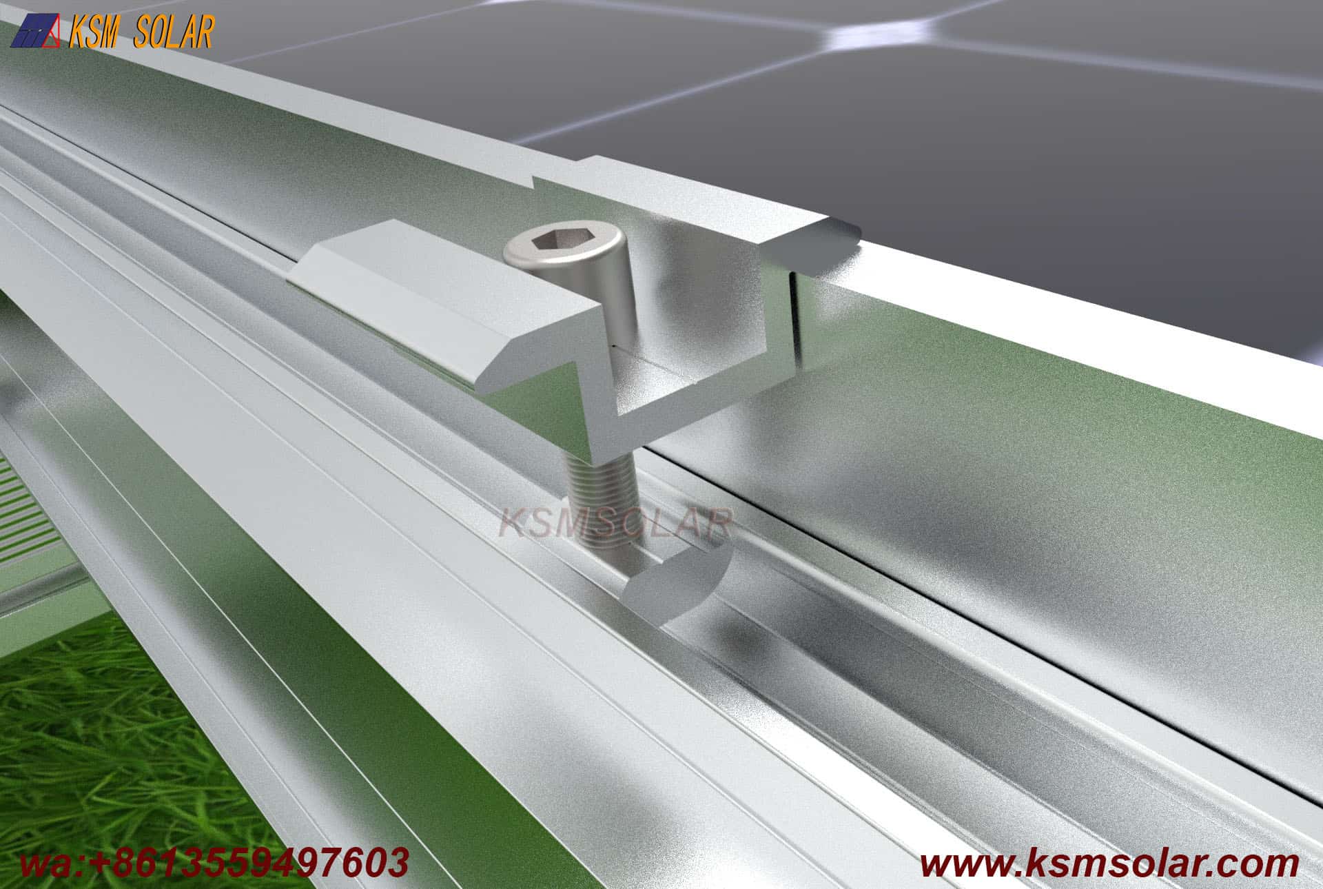 Aluminum W-Type Solar Mounting System