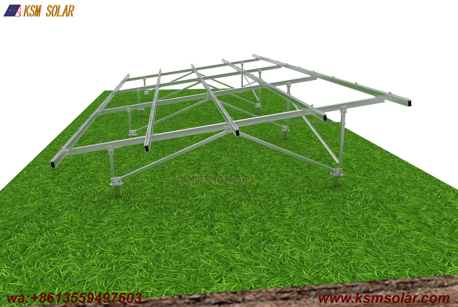 Aluminum W-Type Solar Mounting System