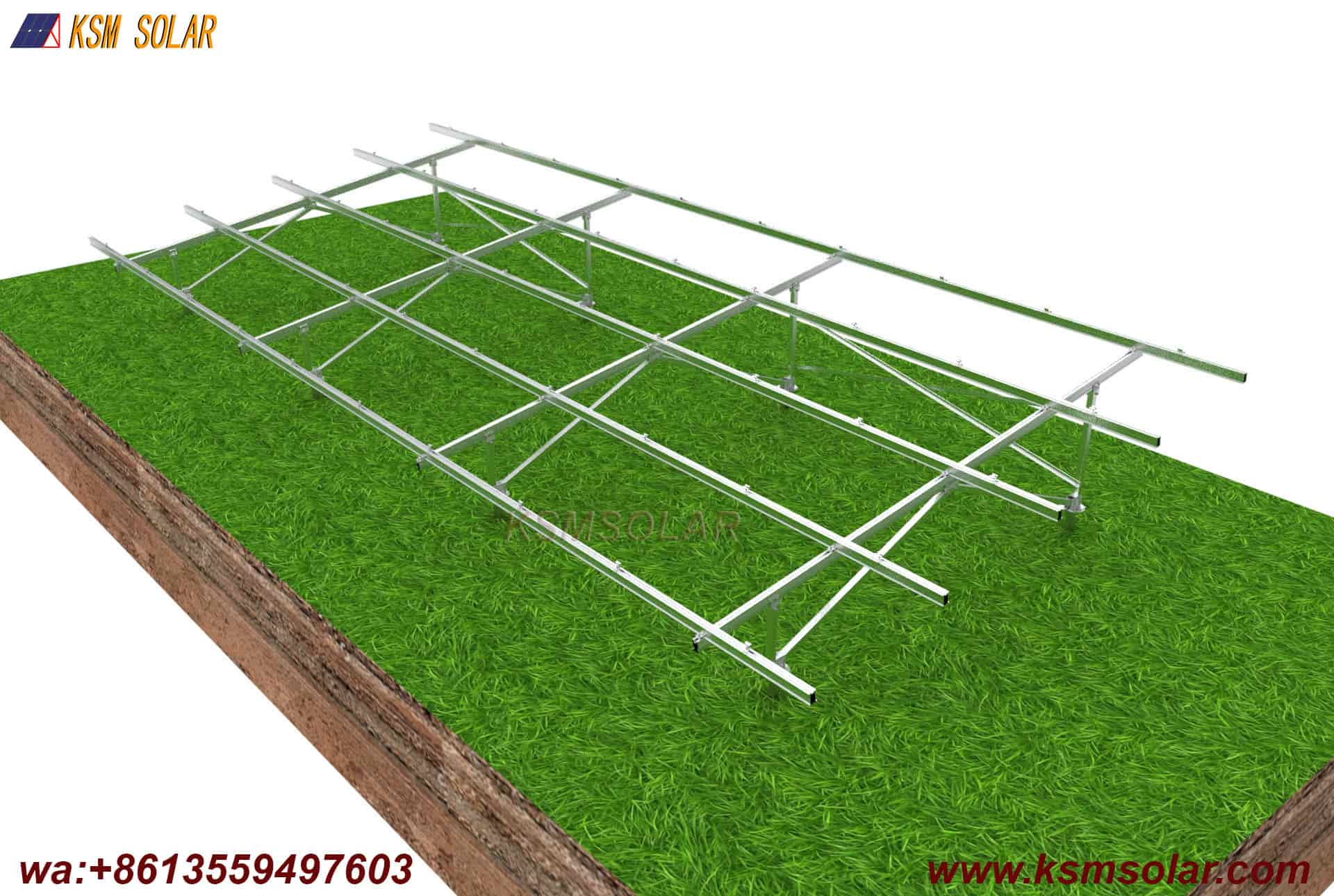 Aluminum W-Type Solar Mounting System