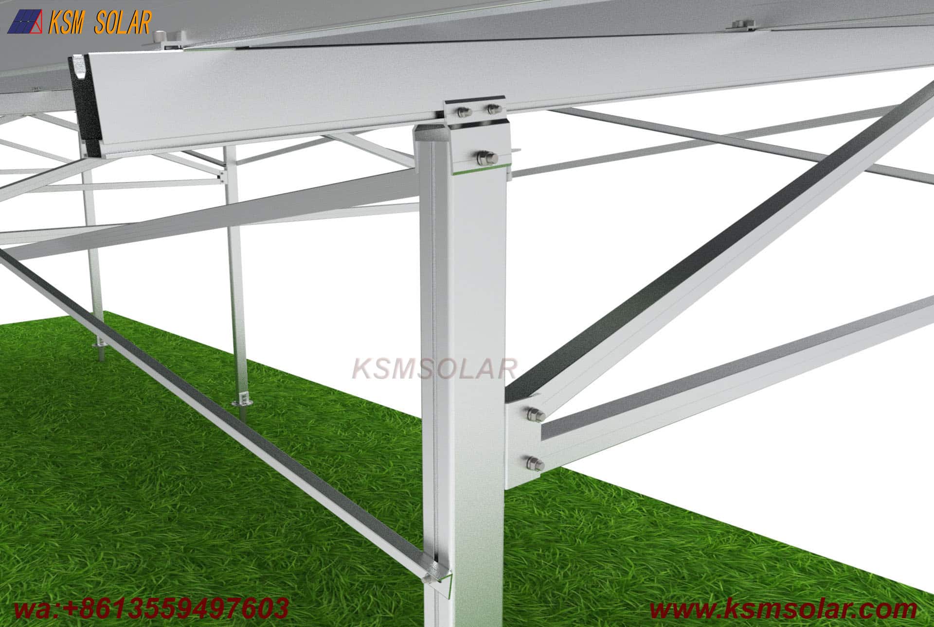 Aluminum Agricultural Solar Mount System