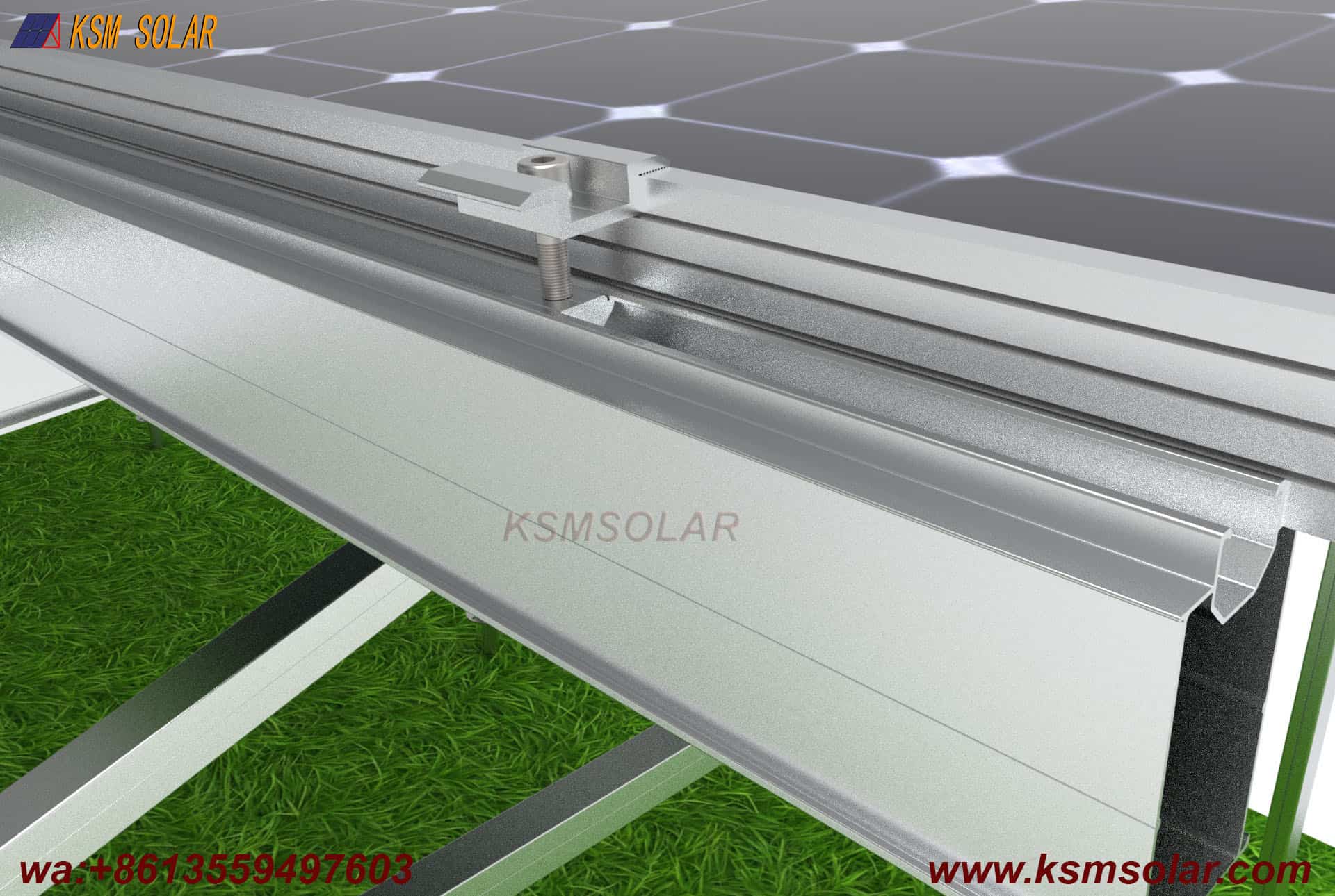 Aluminum Agricultural Solar Mount System