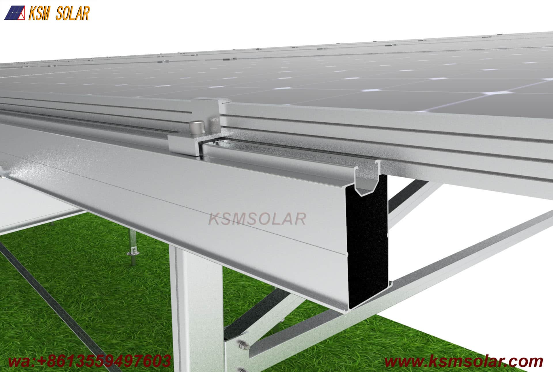 Aluminum Agricultural Solar Mount System