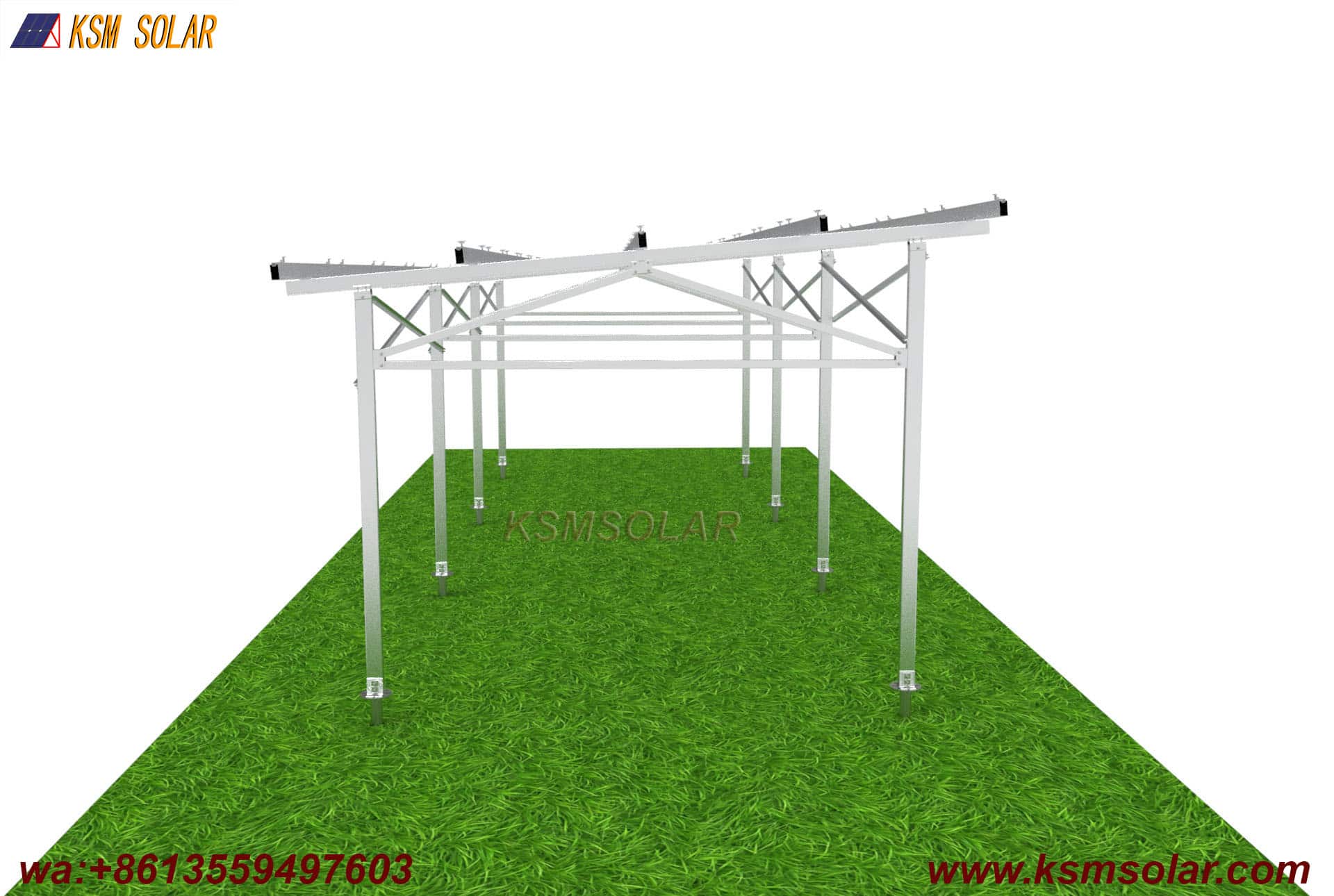 Aluminum Agricultural Solar Mount System
