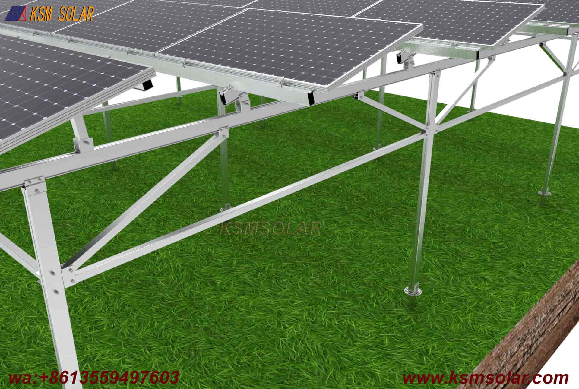 Splicing Solar Agricultural Aluminum Bracket