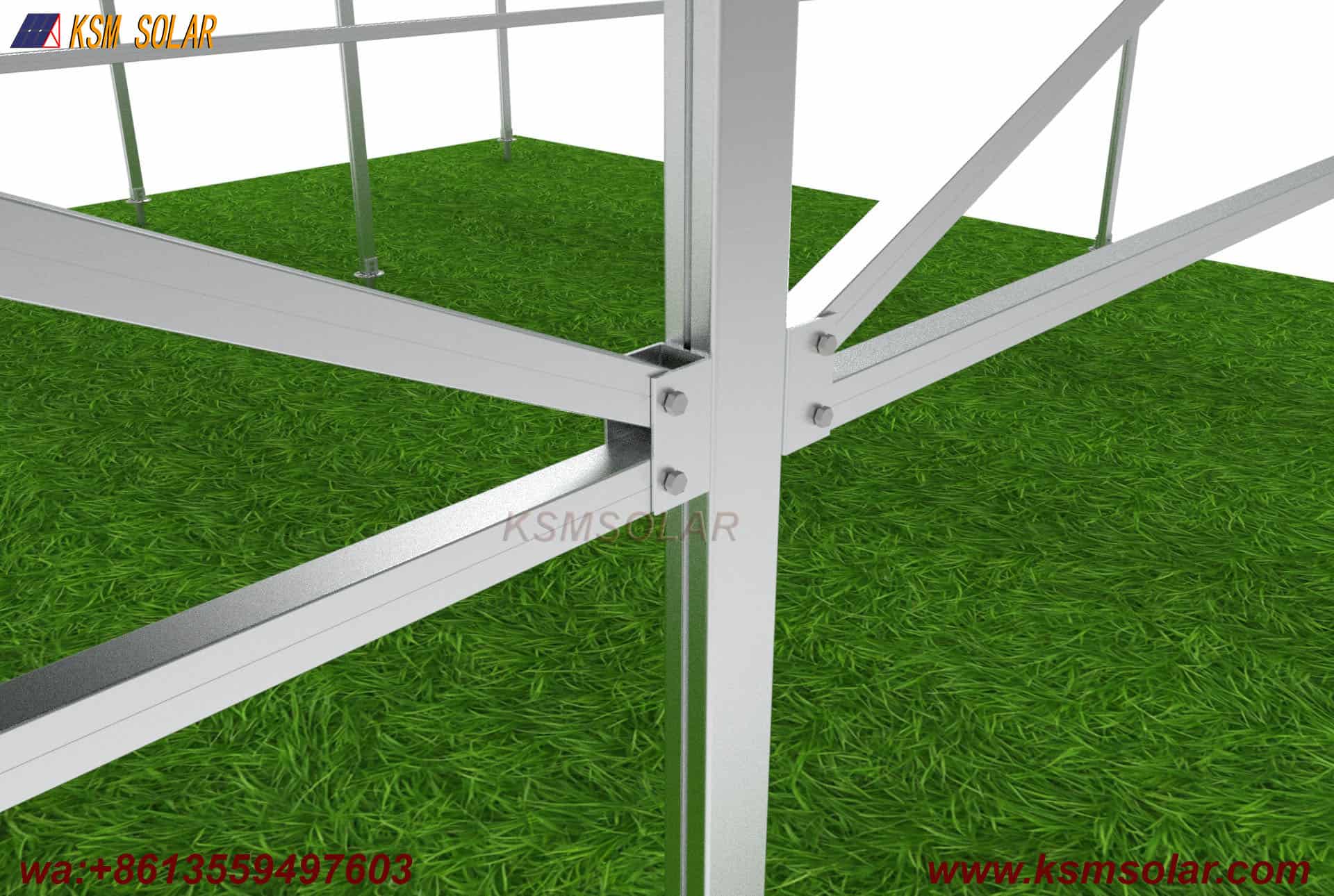 Splicing Solar Agricultural Aluminum Bracket