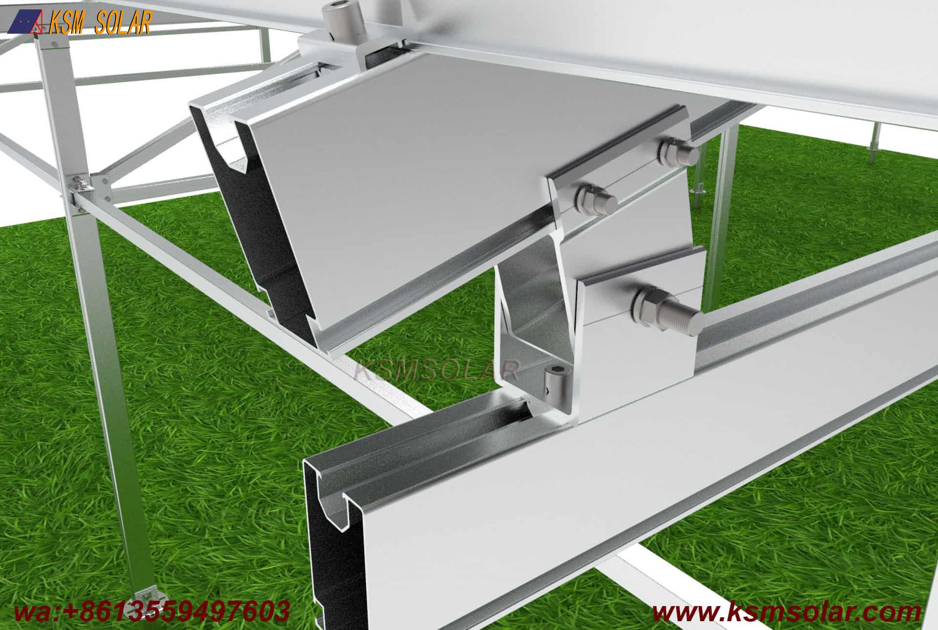 Splicing Solar Agricultural Aluminum Bracket