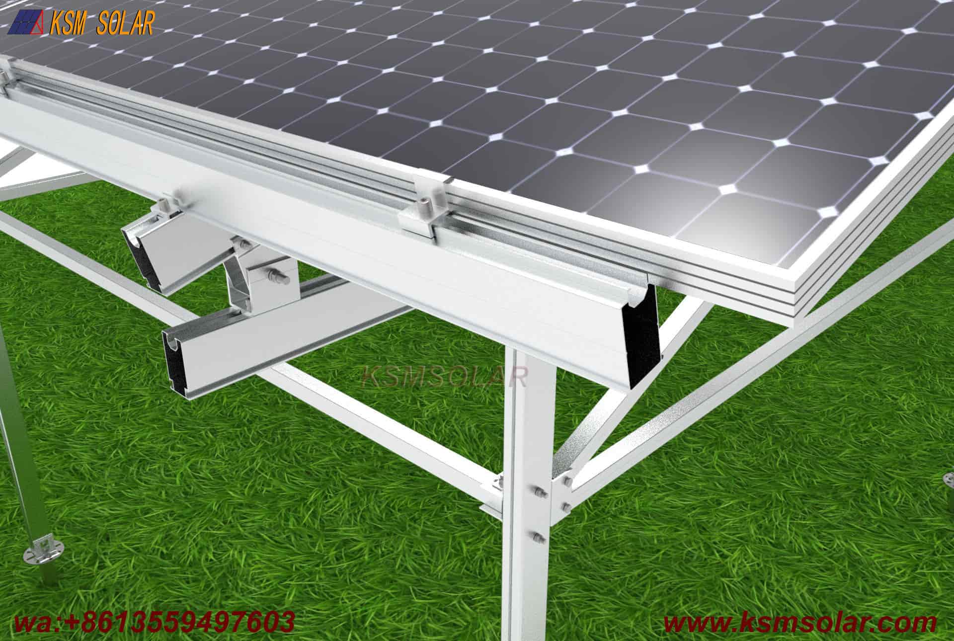 Splicing Solar Agricultural Aluminum Bracket