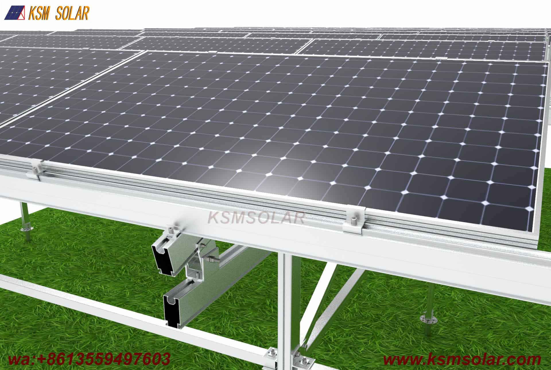 Splicing Solar Agricultural Aluminum Bracket