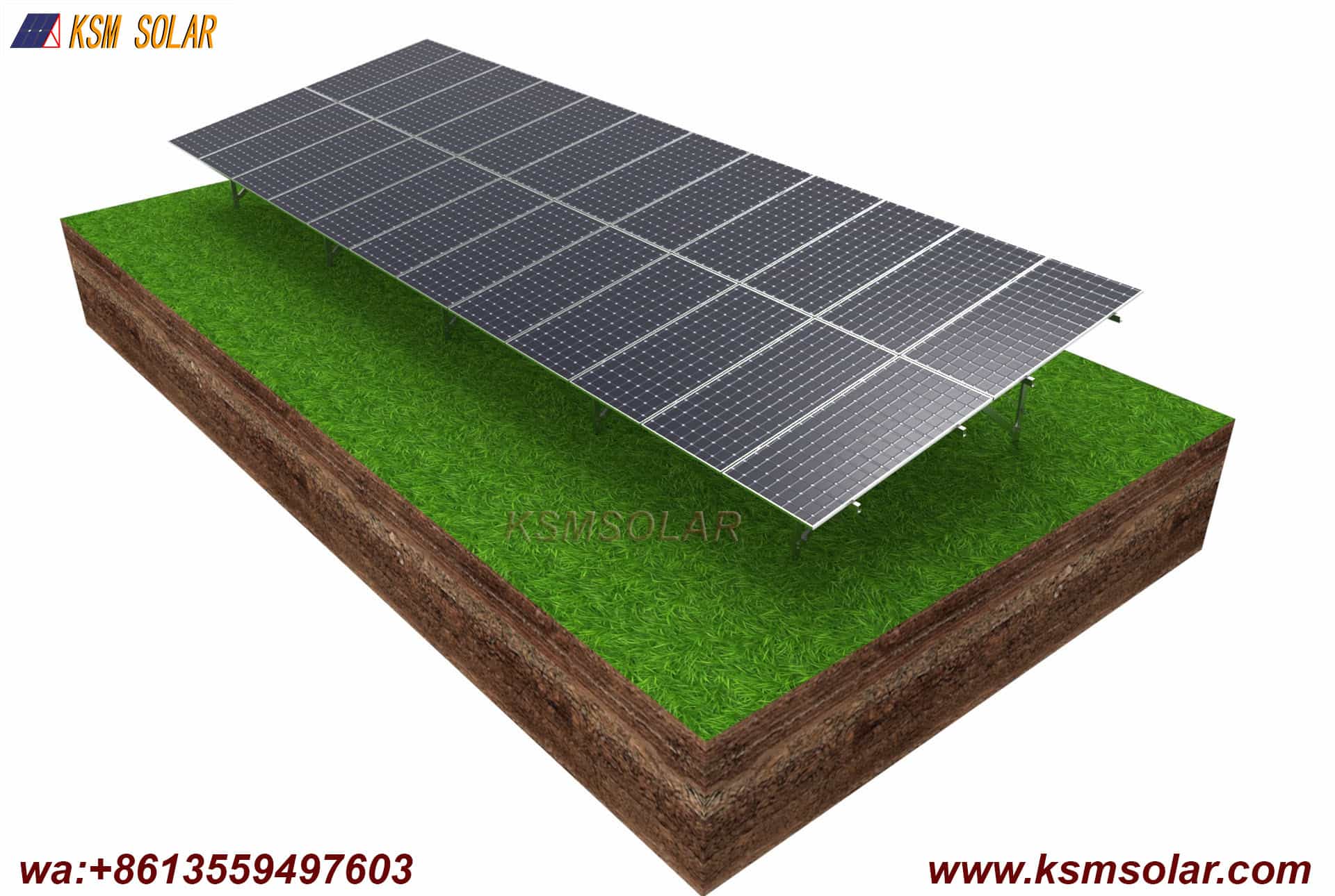 ZAM Pile Foundation Solar Mount System