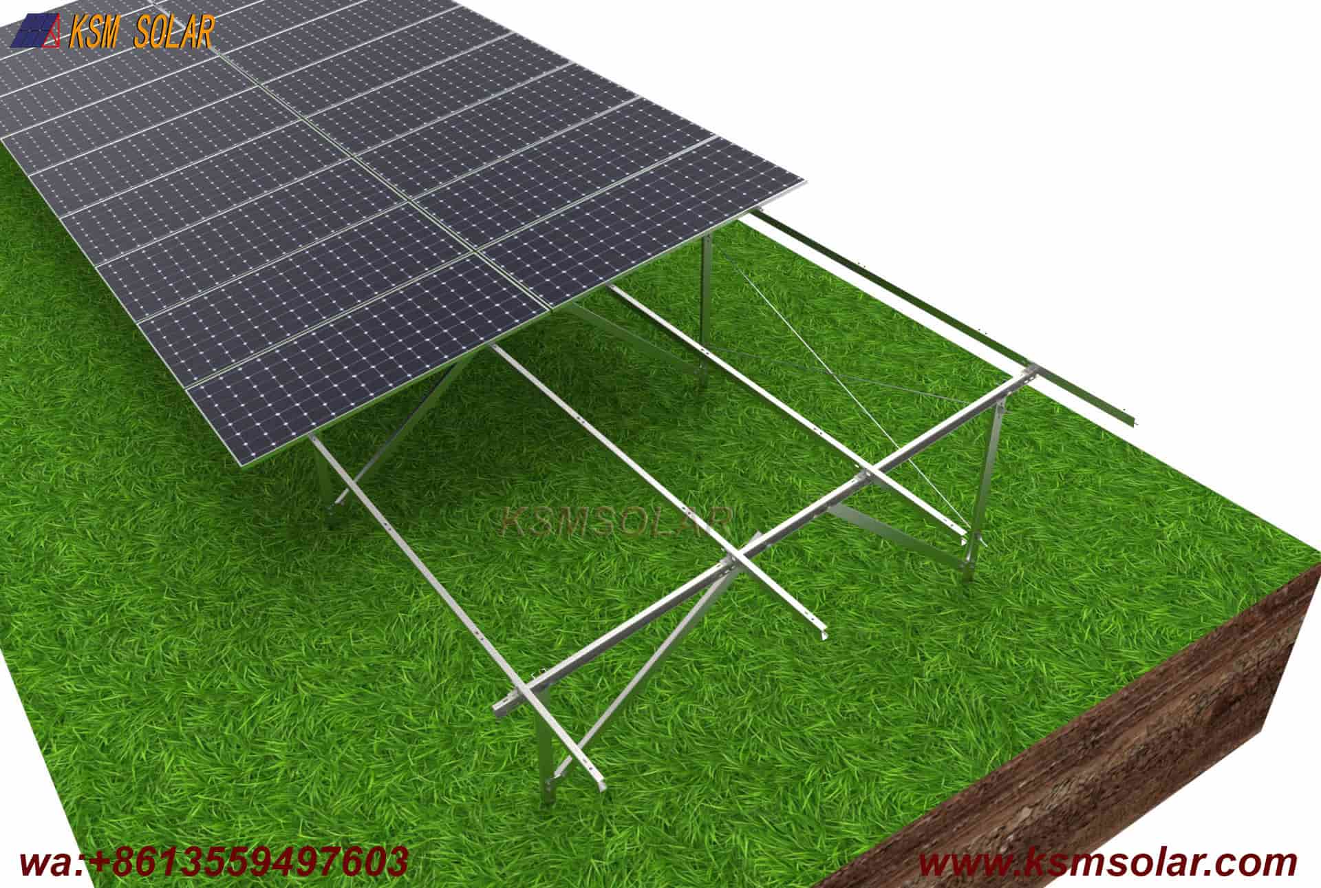 ZAM Pile Foundation Solar Mount System