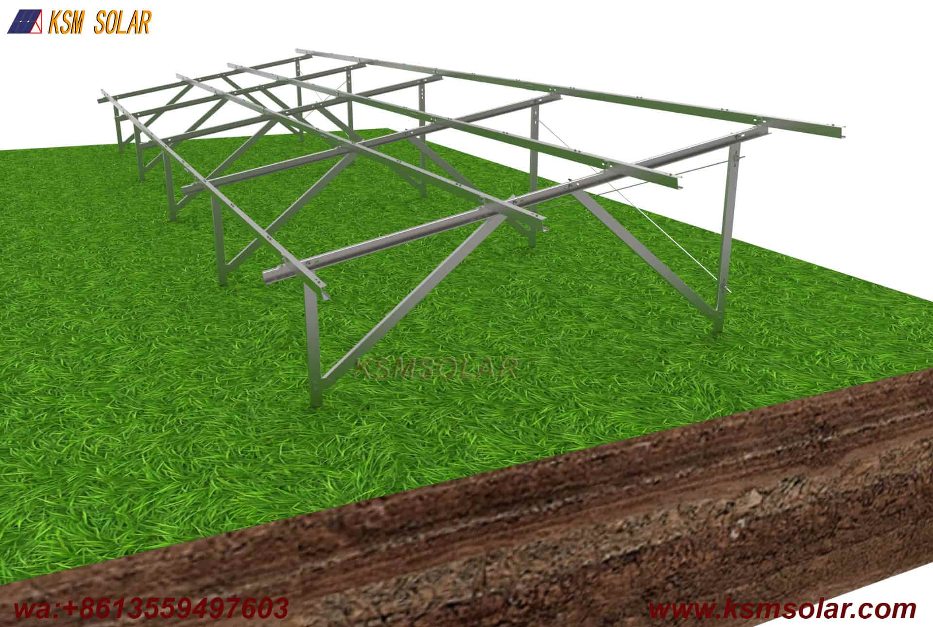 ZAM Pile Foundation Solar Mount System