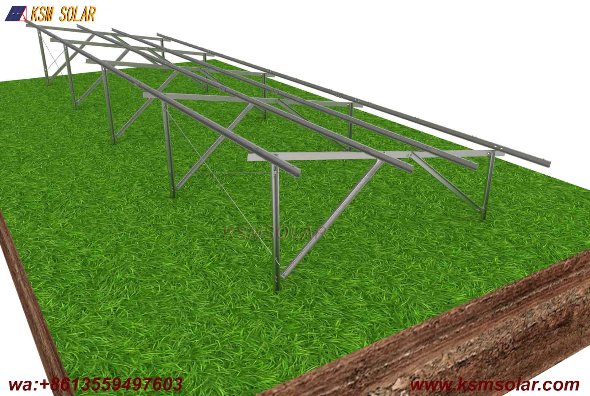 ZAM Pile Foundation Solar Mount System