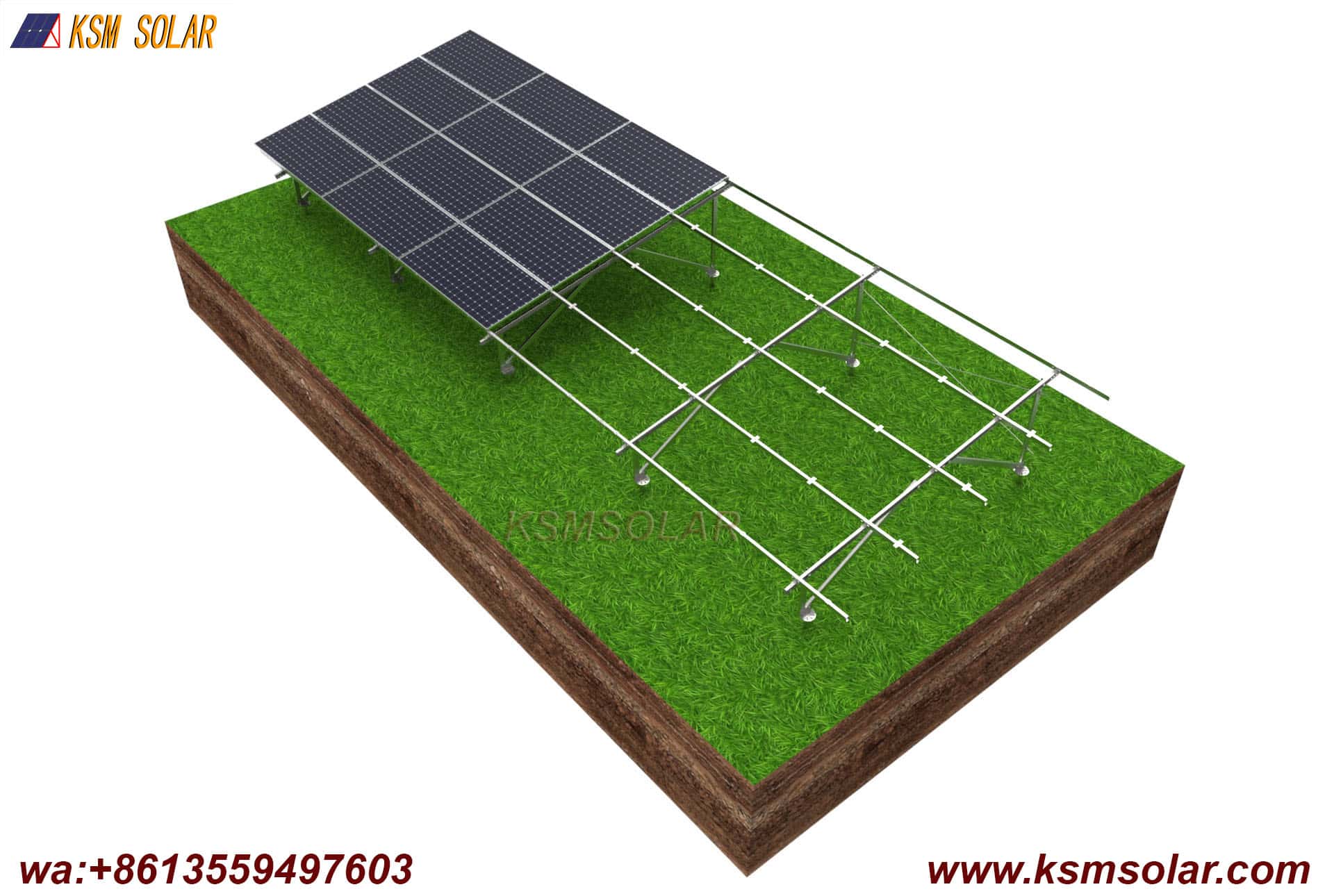 ZAM With Screw Pile Solar Mount System
