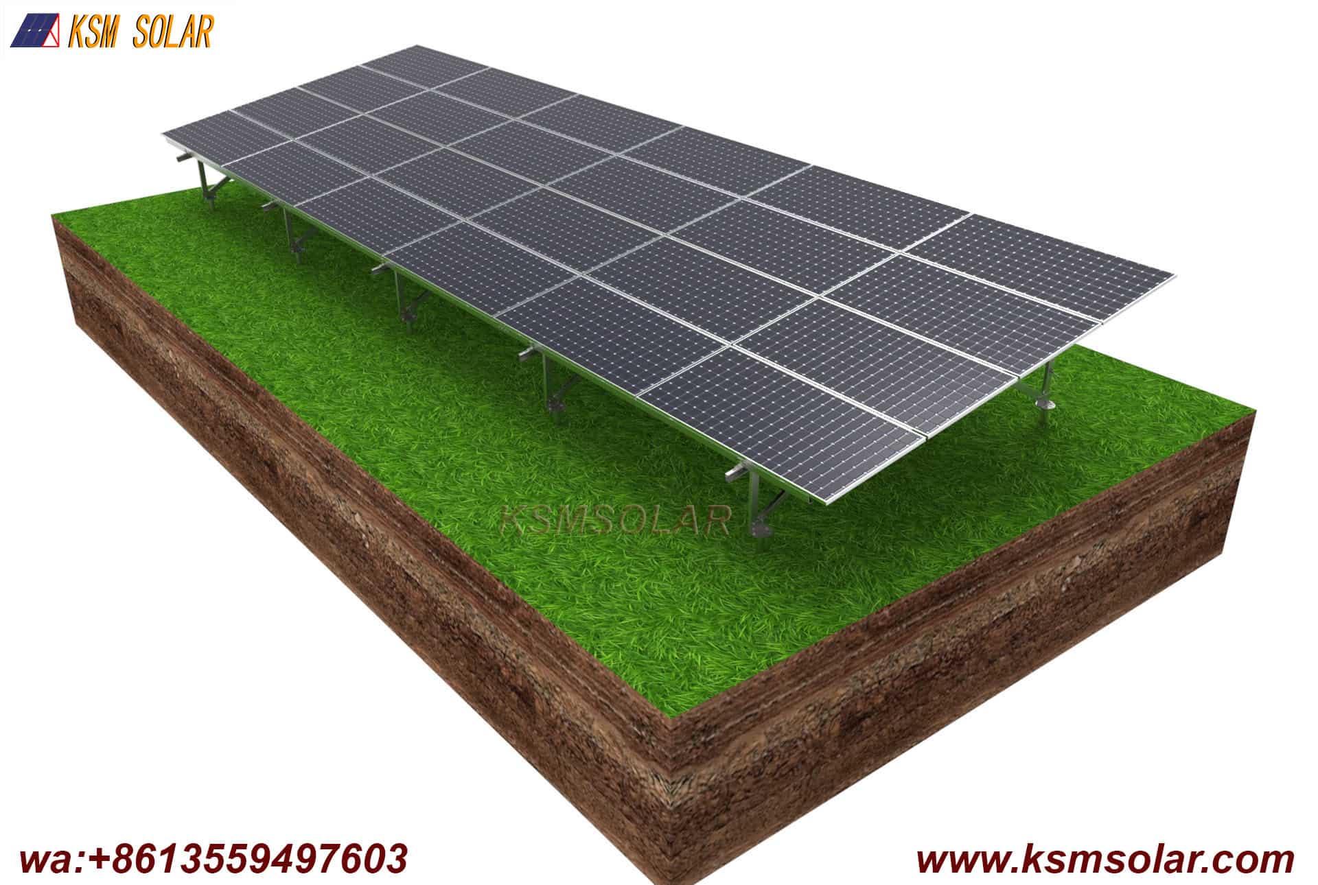 ZAM With Screw Pile Solar Mount System