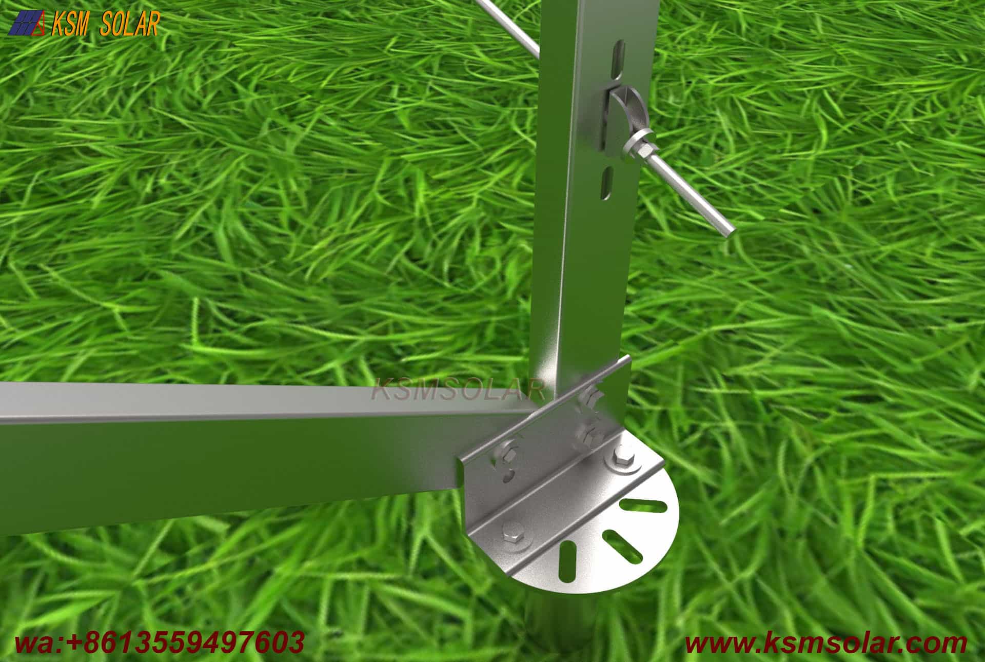 ZAM With Screw Pile Solar Mount System
