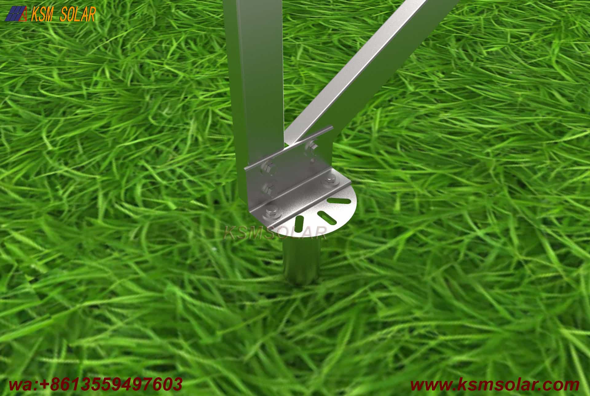 ZAM With Screw Pile Solar Mount System
